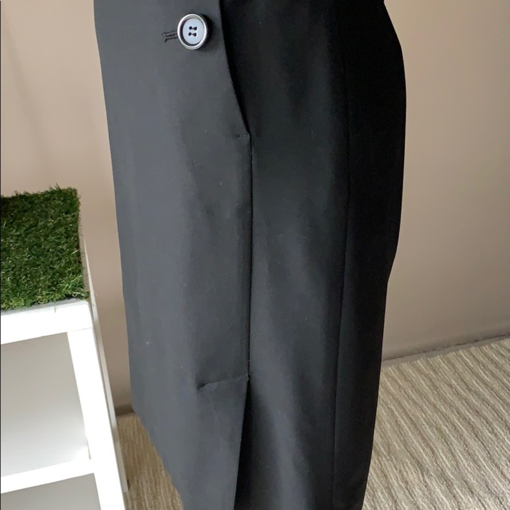 Black skirt with buttons & slits, 6